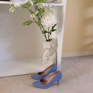 Sky blue heels